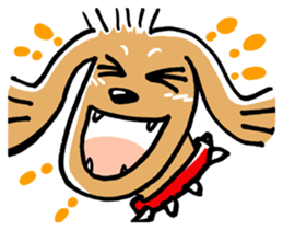 A dog dog dog. sticker #2471772