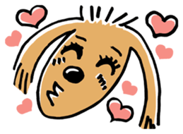 A dog dog dog. sticker #2471774