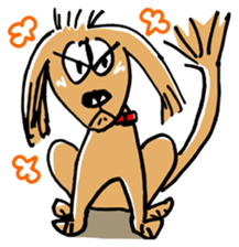A dog dog dog. sticker #2471777
