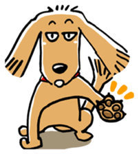 A dog dog dog. sticker #2471781