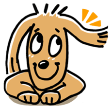 A dog dog dog. sticker #2471788
