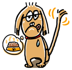 A dog dog dog. sticker #2471790