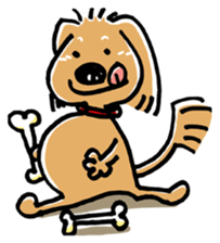 A dog dog dog. sticker #2471791