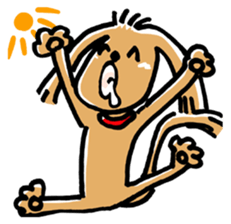 A dog dog dog. sticker #2471799