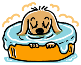 A dog dog dog. sticker #2471803