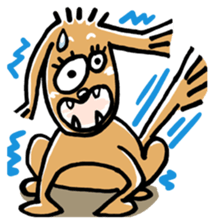 A dog dog dog. sticker #2471804