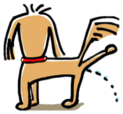 A dog dog dog. sticker #2471805