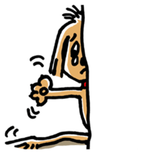 A dog dog dog. sticker #2471806