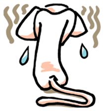 I am a white mouse. sticker #2472462