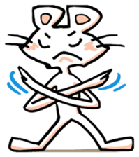 I am a white mouse. sticker #2472466