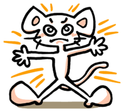 I am a white mouse. sticker #2472468