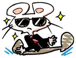I am a white mouse. sticker #2472469