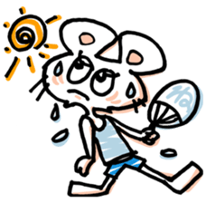 I am a white mouse. sticker #2472473