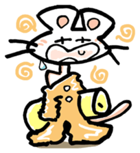 I am a white mouse. sticker #2472479