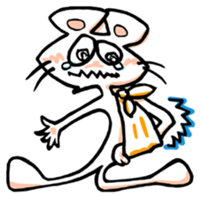 I am a white mouse. sticker #2472482