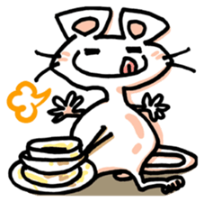 I am a white mouse. sticker #2472486