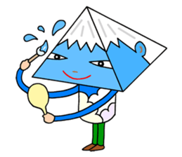 Triangular pyramid people sticker #2472502