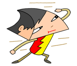 Triangular pyramid people sticker #2472508