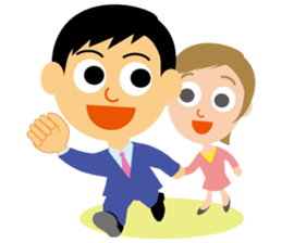 Nice businessman Mr. Junichi-kun sticker #2472720