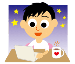 Nice businessman Mr. Junichi-kun sticker #2472725