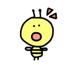 Bee Sticker sticker #2472956