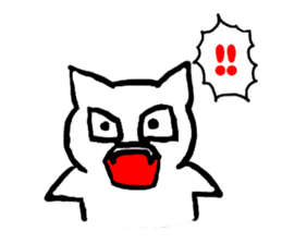 Japanese language cat sticker #2473291