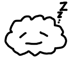 Mokumoku kun cloud sticker #2473492