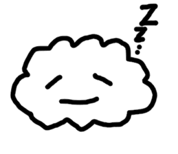 Mokumoku kun cloud sticker #2473492