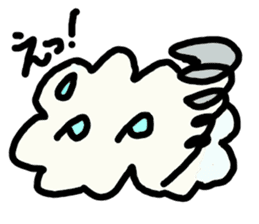 Mokumoku kun cloud sticker #2473493