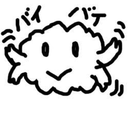 Mokumoku kun cloud sticker #2473494