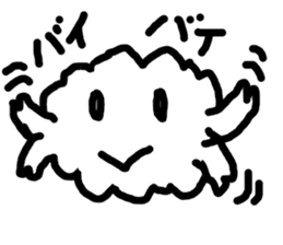 Mokumoku kun cloud sticker #2473494
