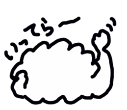 Mokumoku kun cloud sticker #2473497