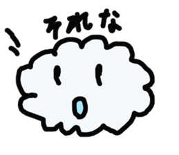 Mokumoku kun cloud sticker #2473519
