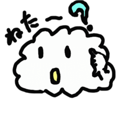 Mokumoku kun cloud sticker #2473521