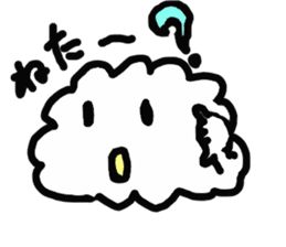 Mokumoku kun cloud sticker #2473521