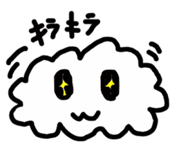 Mokumoku kun cloud sticker #2473524