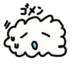 Mokumoku kun cloud sticker #2473525