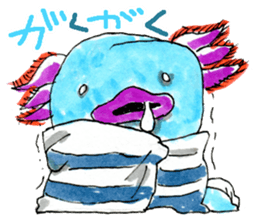 Axolotl "Hironobu" sticker #2473615