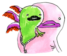 Axolotl "Hironobu" sticker #2473626