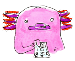 Axolotl "Hironobu" sticker #2473638