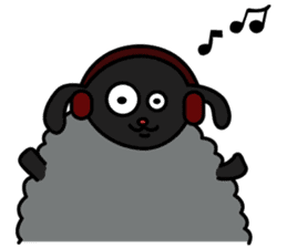 Shumona - the funny lamb sticker #2474011
