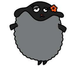Shumona - the funny lamb sticker #2474018