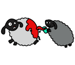 Shumona - the funny lamb sticker #2474024