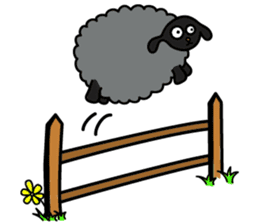 Shumona - the funny lamb sticker #2474030