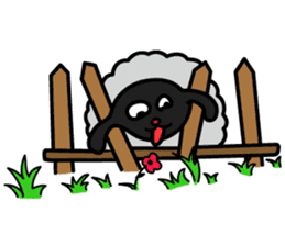 Shumona - the funny lamb sticker #2474031