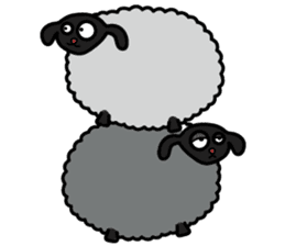 Shumona - the funny lamb sticker #2474032