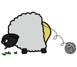 Shumona - the funny lamb sticker #2474033