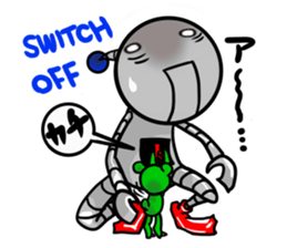 i am carefree robot sticker #2474333