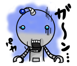 i am carefree robot sticker #2474337