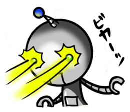 i am carefree robot sticker #2474346